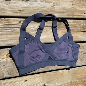 Aritzia dark grey bralette